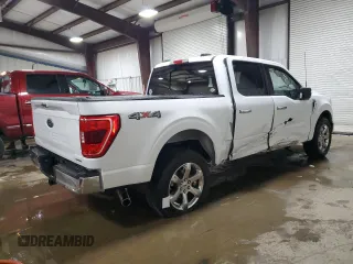 2022 Ford F-150 XL with VIN 1FTEW1EP9NFB19718, listed as a Copart auction lot 59297815 with 43,368 mi miles and Salvage title. Bid and sale history available at DreamBid. Image 3.