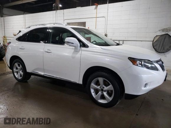 2012 Lexus RX 350 with VIN 2T2BK1BA2CC130088, listed as a Copart auction lot 55059375 with 0 mi miles and Clean Title. Bid and sale history available at carsss.com. Image 4.