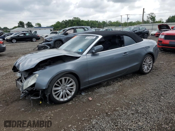 2012 Audi A5 Premium z VIN WAUAFAFH3CN006899, wystawiony jako Copart lot #58744335 z przebiegiem Nie podano mil oraz Szkoda całkowita • Salvage title. Historia ofert i sprzedaży dostępna na DreamBid. Obrazek 1.