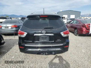 2015 Nissan Pathfinder SV with VIN 5N1AR2MM2FC664368, listed as a Copart auction lot 59868675 with 197,522 mi miles and Salvage title. Bid and sale history available at DreamBid. Image 6.