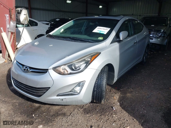 2014 Hyundai Elantra SE with VIN KMHDH4AE4EU165055, listed as a IAAI auction lot 40819849 with 127,536 mi miles. Bid and sale history available at carsss.com. Image 17.