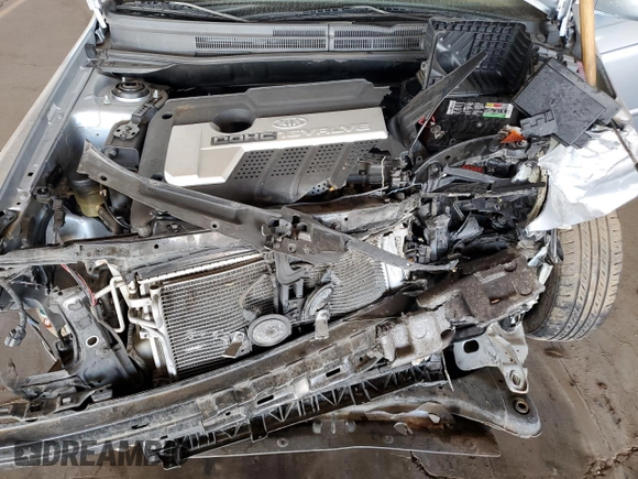 2006 Kia Spectra EX with VIN KNAFE121465332510, listed as a Copart auction lot 77211974 with 148,964 mi miles and Salvage Title. Bid and sale history available at carsss.com. Image 12.