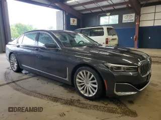 2022 BMW 7 Series 740i xDrive z VIN WBA7T4C02NCH59103, wystawiony jako Copart lot #58295555 z przebiegiem 86 540 mil mil oraz Tytuł czysty. Historia ofert i sprzedaży dostępna na DreamBid. Obrazek 4.