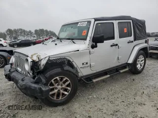 2008 Jeep Wrangler Unlimited X with VIN 1J4GB39138L608458, listed as a Copart auction lot 43549075 with 100,565 mi miles and Salvage Title. Bid and sale history available at DreamBid. Image 1.