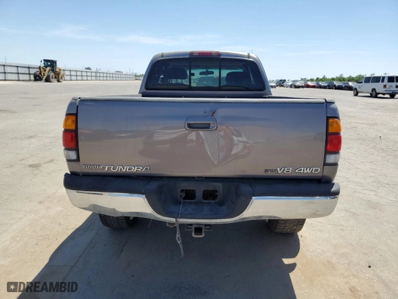 2001 Toyota Tundra Ltd with VIN 5TBBT481X1S165114, listed as a Copart auction lot 54163185 with 234,233 mi miles and Clean Title. Bid and sale history available at carsss.com. Image 6.
