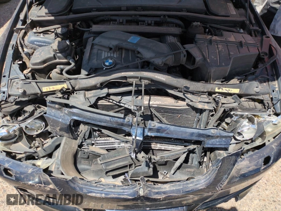 2009 BMW 3 Series 328i with VIN WBAWR33529P461100, listed as a Copart auction lot 50415115 with 57,979 mi miles and Salvage title. Bid and sale history available at DreamBid. Image 11.