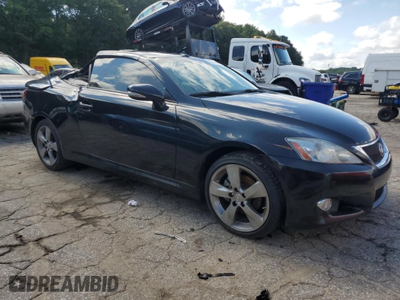 2010 Lexus IS 250 C with VIN JTHFF2C21A2514011, listed as a Copart auction lot 62600795 with 159,785 mi miles and Clean title. Bid and sale history available at DreamBid. Image 4.