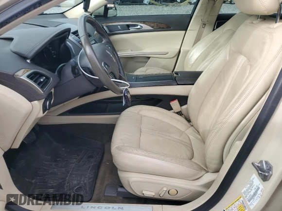 2014 Lincoln MKZ with VIN 3LN6L2J9XER830255, listed as a Copart auction lot 62905455 with 113,286 mi miles and Salvage title. Bid and sale history available at DreamBid. Image 7.
