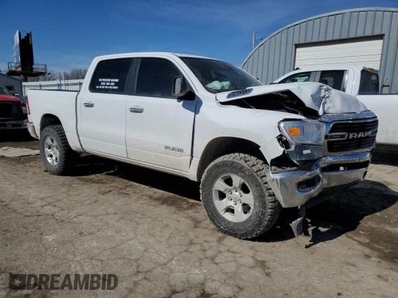 2020 Ram 1500 Big Horn с VIN 1C6SRFFT1LN332286, выставлен на аукционе Copart как лот 45962685 с пробегом 103 167 миль миль и Списание • Salvage title. История ставок и продаж доступна на DreamBid. Изображение 4.