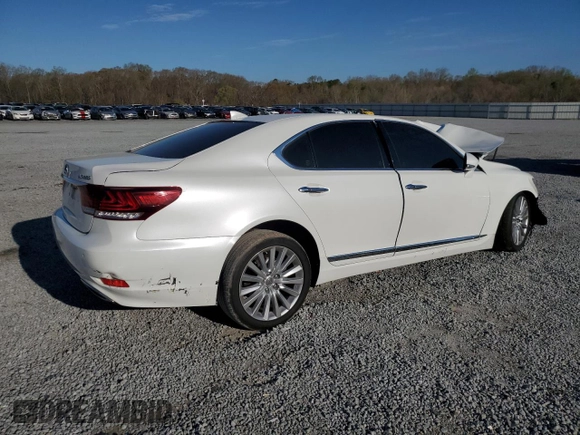 2014 Lexus LS 460 with VIN JTHBL5EF3E5129157, listed as a Copart auction lot 50662565 with Not provided miles and Salvage title. Bid and sale history available at DreamBid. Image 3.