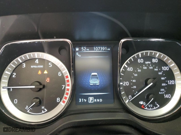 2018 Nissan Titan SV with VIN 1N6AA1E67JN535056, listed as a Copart auction lot 87011104 with 107,391 mi miles and Salvage Title. Bid and sale history available at carsss.com. Image 9.