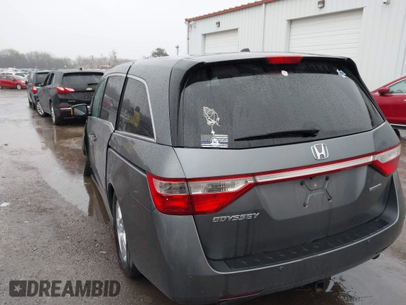 2011 Honda Odyssey Touring Elite with VIN 5FNRL5H9XBB090616, listed as a IAAI auction lot 41944510 with 207,962 mi miles and . Bid and sale history available at DreamBid. Image 3.