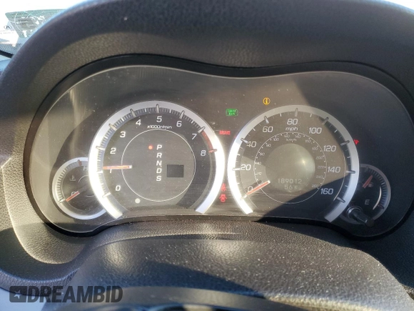 2009 Acura TSX with VIN JH4CU26649C004023, listed as a Copart auction lot 45837625 with 189,012 mi miles and Salvage Title. Bid and sale history available at carsss.com. Image 9.