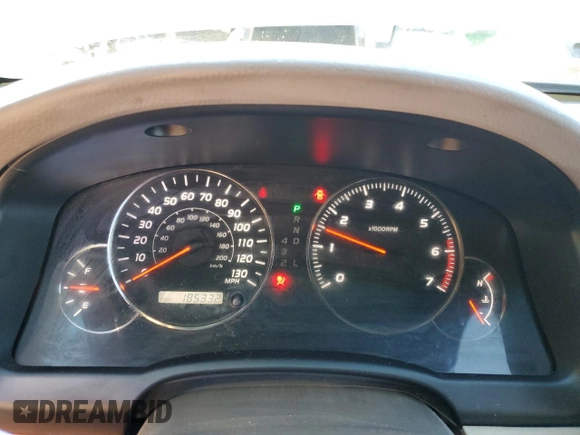 2006 Lexus GX with VIN JTJBT20X260122373, listed as a Copart auction lot 53136495 with 185,332 mi miles and Salvage Title. Bid and sale history available at carsss.com. Image 9.