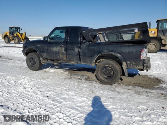 2000 Ford Ranger XLT with VIN 1FTZR15XXYTA81012, listed as a Copart auction lot 44260955 with 188,855 mi miles and Salvage Title. Bid and sale history available at carsss.com. Image 2.