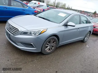 2017 Hyundai Sonata 2.4L with VIN 5NPE24AFXHH564988, listed as a IAAI auction lot 41927777 with 100,758 mi miles. Bid and sale history available at carsss.com. Image 22.