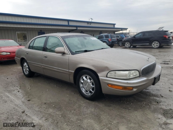 2002 Buick Park Avenue with VIN 1G4CW54K624110742, listed as a Copart auction lot 50591755 with 210,500 mi miles and Salvage Title. Bid and sale history available at carsss.com. Image 4.