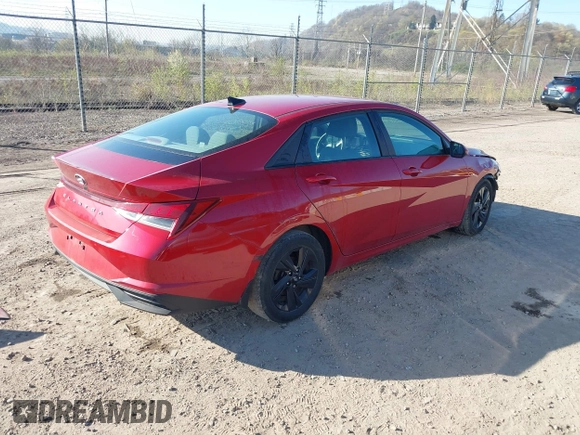 2022 Hyundai Elantra SEL with VIN KMHLS4AG5NU288782, listed as a IAAI auction lot 42048821 with 65,130 mi miles and . Bid and sale history available at DreamBid. Image 4.