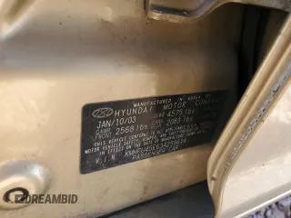 2003 Hyundai XG with VIN KMHFU45E63A259614, listed as a Copart auction lot 82042684 with 137,024 mi miles and Salvage Title. Bid and sale history available at carsss.com. Image 14.
