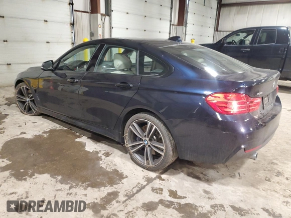 2015 BMW 4 Series 435i xDrive with VIN WBA4B3C55FGV48268, listed as a Copart auction lot 43822075 with 109,949 mi miles and Salvage Title. Bid and sale history available at DreamBid. Image 2.