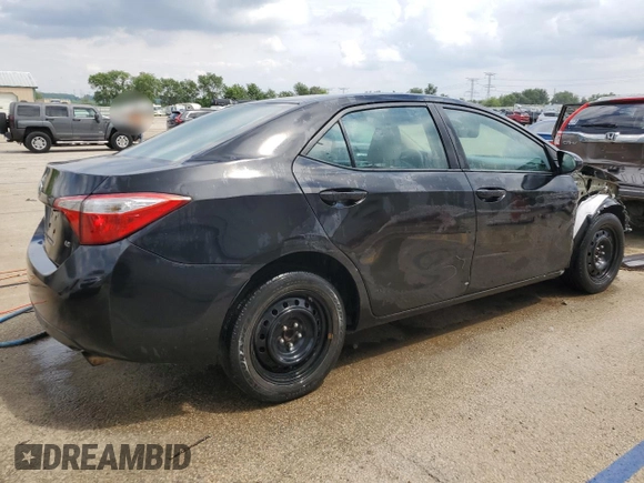 2016 Toyota Corolla L with VIN 2T1BURHE5GC489528, listed as a Copart auction lot 58780875 with 190,297 mi miles and Salvage title. Bid and sale history available at DreamBid. Image 3.