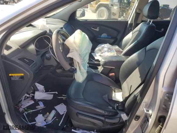 2013 Hyundai Tucson GLS with VIN KM8JU3AC6DU548520, listed as a Copart auction lot 48168935 with 163,247 mi miles and Salvage Title. Bid and sale history available at carsss.com. Image 7.