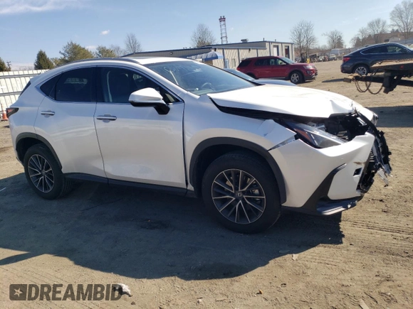 2025 Lexus NX with VIN JTJGGCEZ7S5011079, listed as a Copart auction lot 46956335 with 1,959 mi miles and Salvage Title. Bid and sale history available at carsss.com. Image 4.