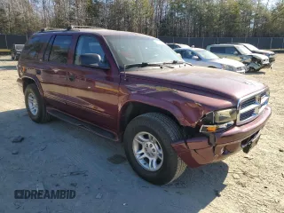 2002 Dodge Durango SLT z VIN 1B4HS48N52F192954, wystawiony jako Copart lot #46457905 z przebiegiem 275 515 mil mil oraz Szkoda całkowita • Salvage title. Historia ofert i sprzedaży dostępna na DreamBid. Obrazek 4.