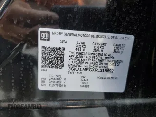 2024 GMC Terrain SLE z VIN 3GKALMEGXRL315692, wystawiony jako Copart lot #60173555 z przebiegiem 20 270 mil mil oraz Czysty tytuł • Clean title. Historia ofert i sprzedaży dostępna na DreamBid. Obrazek 13.
