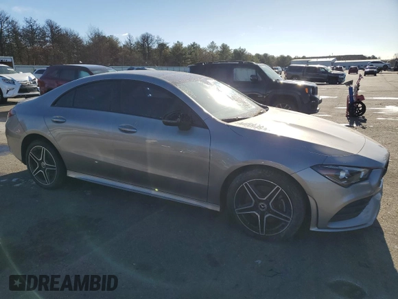 2020 Mercedes-Benz CLA 250 with VIN W1K5J4HB0LN146735, listed as a Copart auction lot 87421174 with Not provided miles and Salvage title. Bid and sale history available at DreamBid. Image 4.