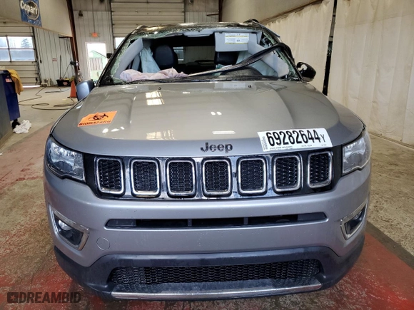 2020 Jeep Compass Limited with VIN 3C4NJDCB6LT242659, listed as a Copart auction lot 69282644 with 0 mi miles and Non Repairable. Bid and sale history available at carsss.com. Image 5.