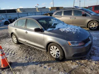 2014 Volkswagen Jetta Sedan S with VIN 3VW1K7AJ1EM382250, listed as a Copart auction lot 42019565 with 0 mi miles and Clean Title. Bid and sale history available at carsss.com. Image 4.