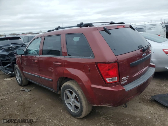 2007 Jeep Grand Cherokee Laredo with VIN 1J8GR48K97C624642, listed as a Copart auction lot 51072255 with 59,566 mi miles and Salvage Title. Bid and sale history available at carsss.com. Image 2.