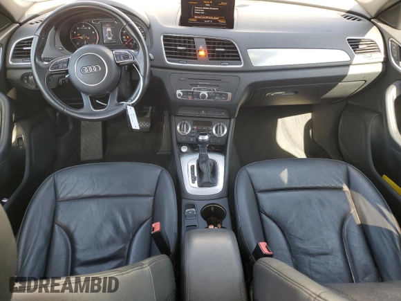 2015 Audi Q3 Premium Plus with VIN WA1BFCFS0FR001987, listed as a Copart auction lot 72962684 with 104,432 mi miles and Salvage title. Bid and sale history available at DreamBid. Image 8.
