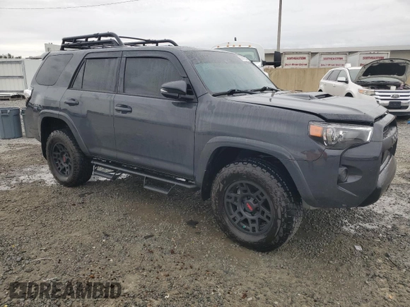 2024 Toyota 4Runner TRD Pro with VIN JTELU5JR0R6233555, listed as a Copart auction lot 85615804 with 6,346 mi miles and Salvage title. Bid and sale history available at DreamBid. Image 4.
