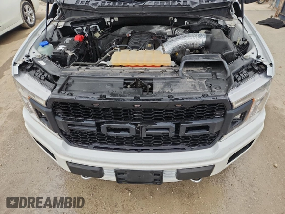 2018 Ford F-150 XL with VIN 1FTEW1E57JFC16425, listed as a Copart auction lot 61947945 with 110,364 mi miles and Salvage title. Bid and sale history available at DreamBid. Image 11.