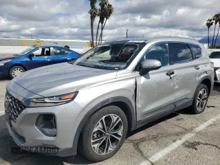 2020 Hyundai Santa Fe Limited with VIN 5NMS53AA9LH221118, listed as a Copart auction lot 49081895 with 64,570 mi miles and Salvage Title. Bid and sale history available at carsss.com. Image 1.