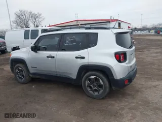 2017 Jeep Renegade Sport with VIN ZACCJAAH3HPF05721, listed as a IAAI auction lot 41483463 with 86,414 mi miles. Bid and sale history available at carsss.com. Image 14.