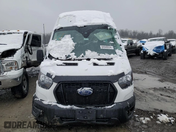 2023 Ford Transit with VIN 1FDAX2X84PKA86334, listed as a Copart auction lot 84940534 with 14,670 mi miles and Salvage Title. Bid and sale history available at DreamBid. Image 5.