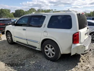 2007 Infiniti QX56 with VIN 5N3AA08C27N806244, listed as a Copart auction lot 68351094 with 143,854 mi miles and Salvage Title. Bid and sale history available at carsss.com. Image 2.