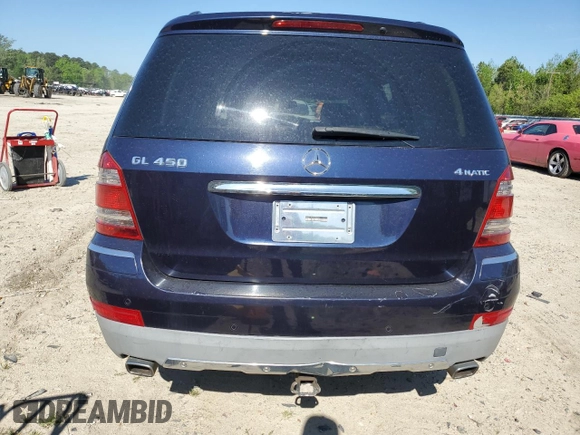 2007 Mercedes-Benz GL-Class with VIN 4JGBF71E27A183234, listed as a Copart auction lot 51326324 with 163,567 mi miles and Salvage Title. Bid and sale history available at carsss.com. Image 6.