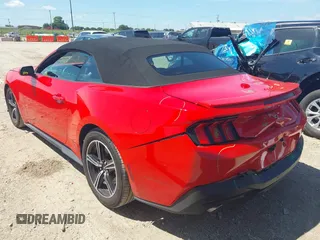 2024 Ford Mustang EcoBoost with VIN 1FAGP8UH2R5130814, listed as a IAAI auction lot 42618860 with 34,042 mi miles and . Bid and sale history available at DreamBid. Image 3.