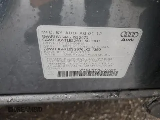 2012 Audi Q5 Premium Plus z VIN WA1LFAFP7CA077205, wystawiony jako Copart lot #58132495 z przebiegiem 159 761 mil mil oraz Czysty tytuł • Clean title. Historia ofert i sprzedaży dostępna na DreamBid. Obrazek 13.