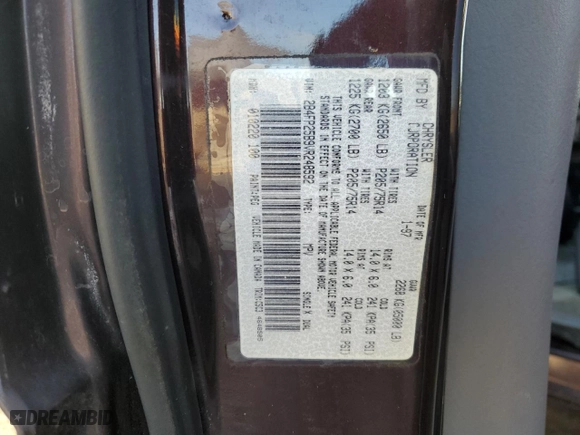 1997 Dodge Caravan with VIN 2B4FP25B9VR248592, listed as a Copart auction lot 44271395 with 136,274 mi miles and Non Repairable. Bid and sale history available at carsss.com. Image 13.