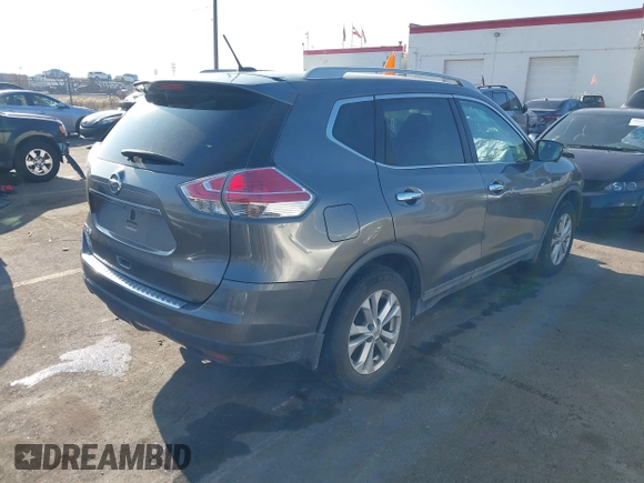 2015 Nissan Rogue SL with VIN 5N1AT2MV3FC752646, listed as a IAAI auction lot 41038720 with 74,490 mi miles and . Bid and sale history available at carsss.com. Image 4.