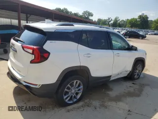 2024 GMC Terrain SLT z VIN 3GKALVEG6RL261457, wystawiony jako Copart lot #62689615 z przebiegiem 36 594 mil mil oraz Nie do naprawy • Non repairable. Historia ofert i sprzedaży dostępna na DreamBid. Obrazek 3.