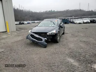 2014 Kia Cadenza Premium with VIN KNALN4D77E5134637, listed as a Copart auction lot 83907434 with 141,104 mi miles and Salvage Title. Bid and sale history available at carsss.com. Image 11.