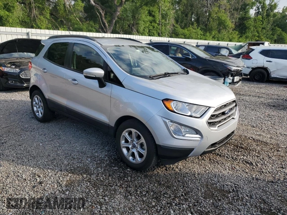 2021 Ford EcoSport SE with VIN MAJ3S2GEXMC449698, listed as a Copart auction lot 52936185 with 18,184 mi miles and Non Repairable. Bid and sale history available at carsss.com. Image 4.