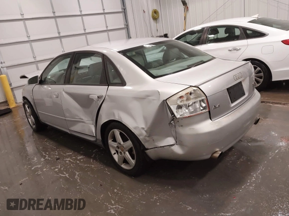 2003 Audi A4 1.8T z VIN WAULC68E83A278664, wystawiony jako IAAI lot #41941005 z przebiegiem 146 030 mil mil oraz . Historia ofert i sprzedaży dostępna na DreamBid. Obrazek 3.