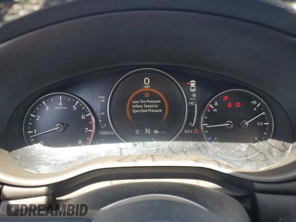 2022 Mazda 3 2.5 Turbo z VIN 3MZBPBAY7NM319420, wystawiony jako Copart lot #53494754 z przebiegiem 15 063 mil mil oraz Szkoda całkowita • Salvage title. Historia ofert i sprzedaży dostępna na DreamBid. Obrazek 9.